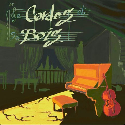 Pochette Ti Luc & Ngo Badu — De cordes et de bois